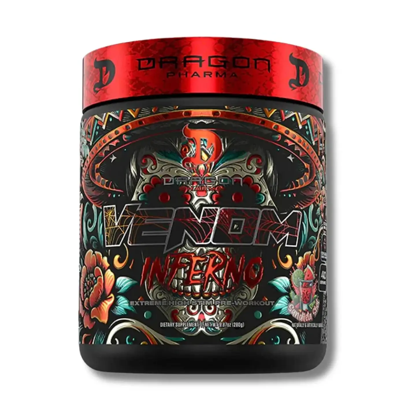 Pre entreno VENOM INFERNO Extreme Pre Workout Sandileta Shot (40 servicios) 1