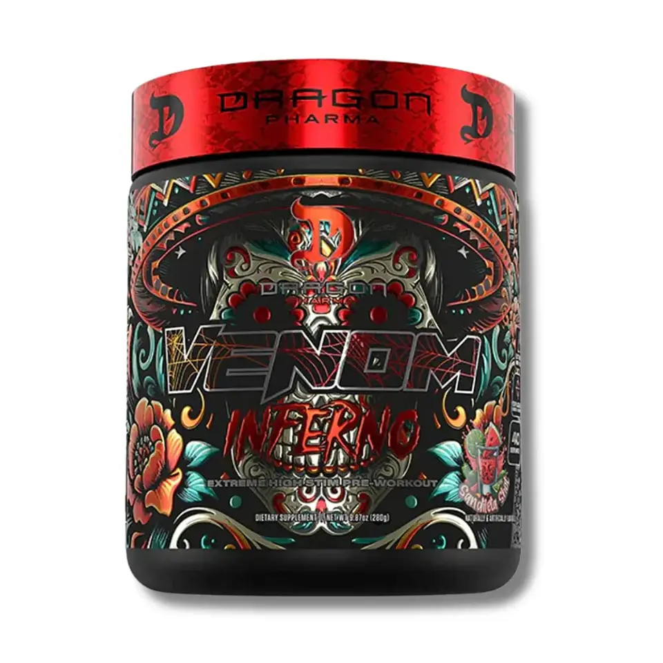 Pre entreno VENOM INFERNO Extreme Pre Workout Sandileta Shot (40 servicios) 1