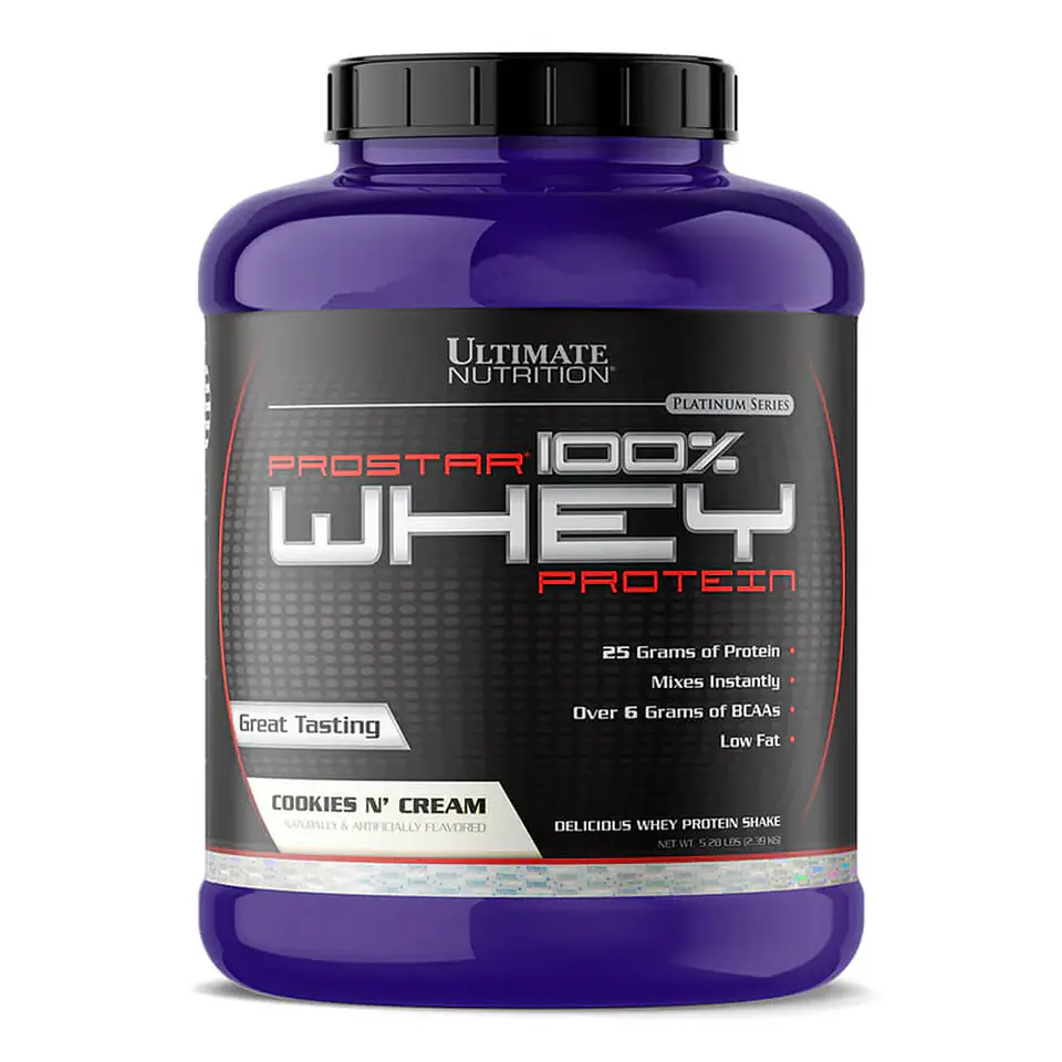 Ultimate Proteina Prostar 100% Whey 5.28 Lb Cookies N’ Cream 1