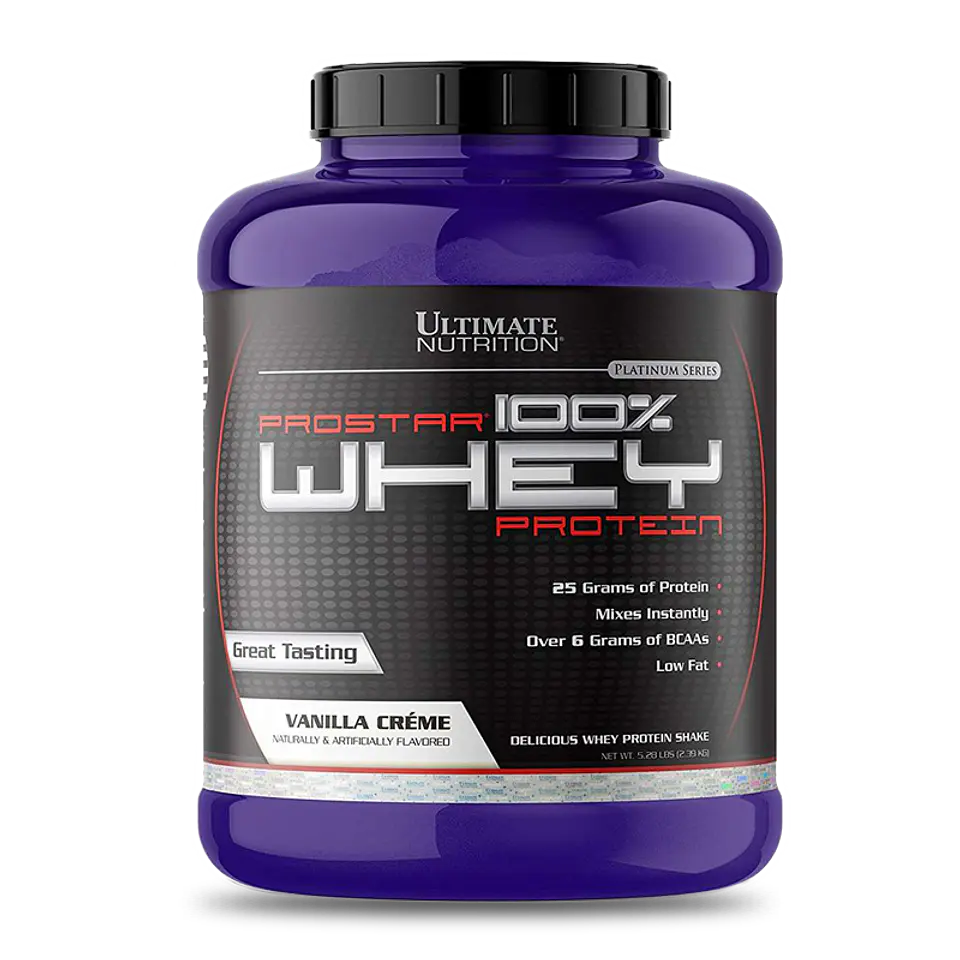 Ultimate Nutrition Prostar 100% Whey 5.28 Lb Vanilla Creme 1