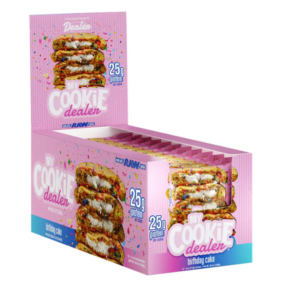 Galleta de Proteína My Cookie Dealer Birthday Cake 12 unidades 1