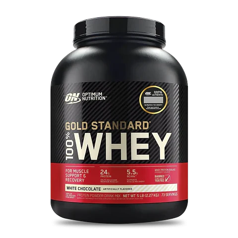 Gold Standard Proteina Optimum 100% Whey 5LB White Chocolate
