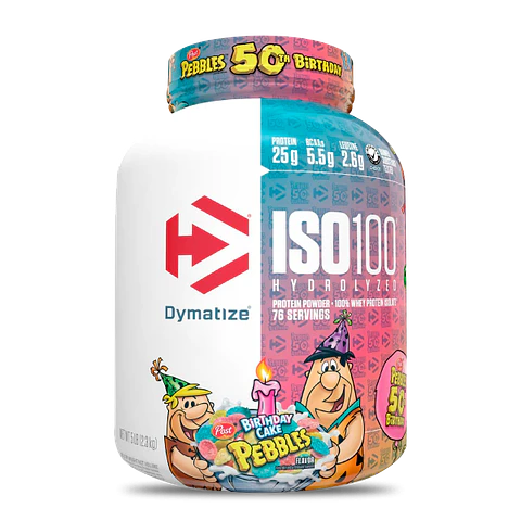 Dymatize ISO 100 5 Lb Birthday Cake Pebbles