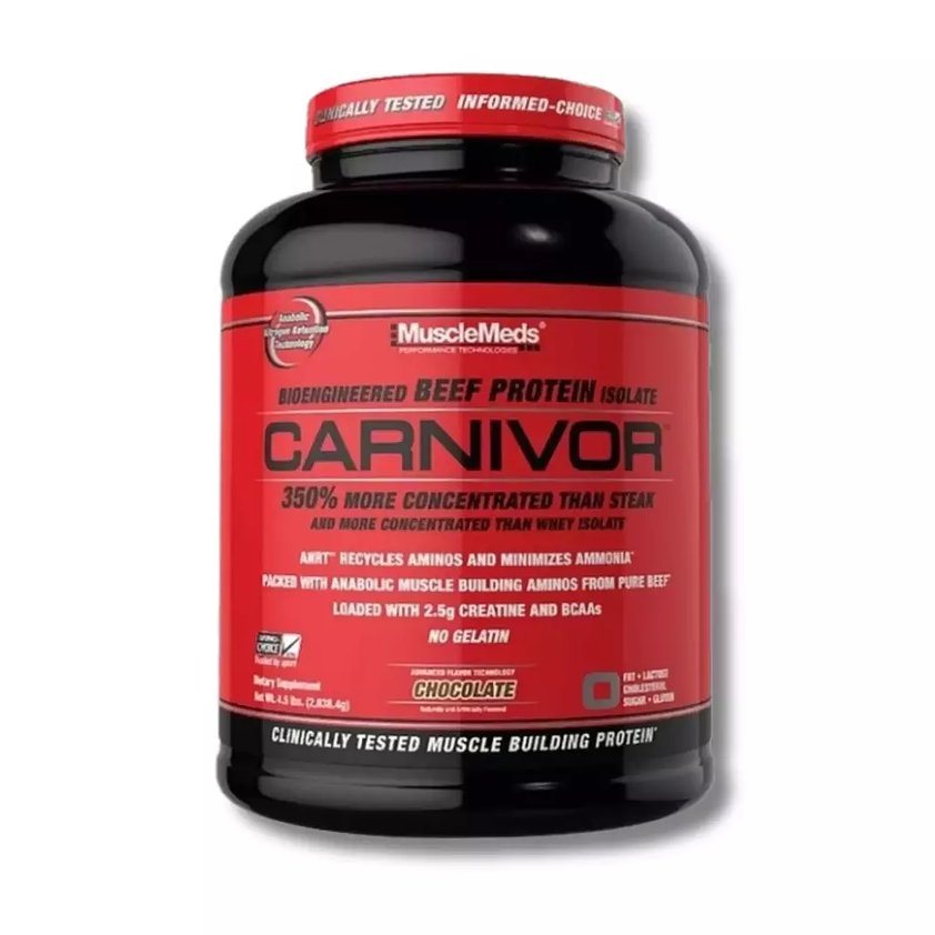MuscleMeds Carnivor Beef Protein 3.7 Lb (56 servicios) Chocolate 1