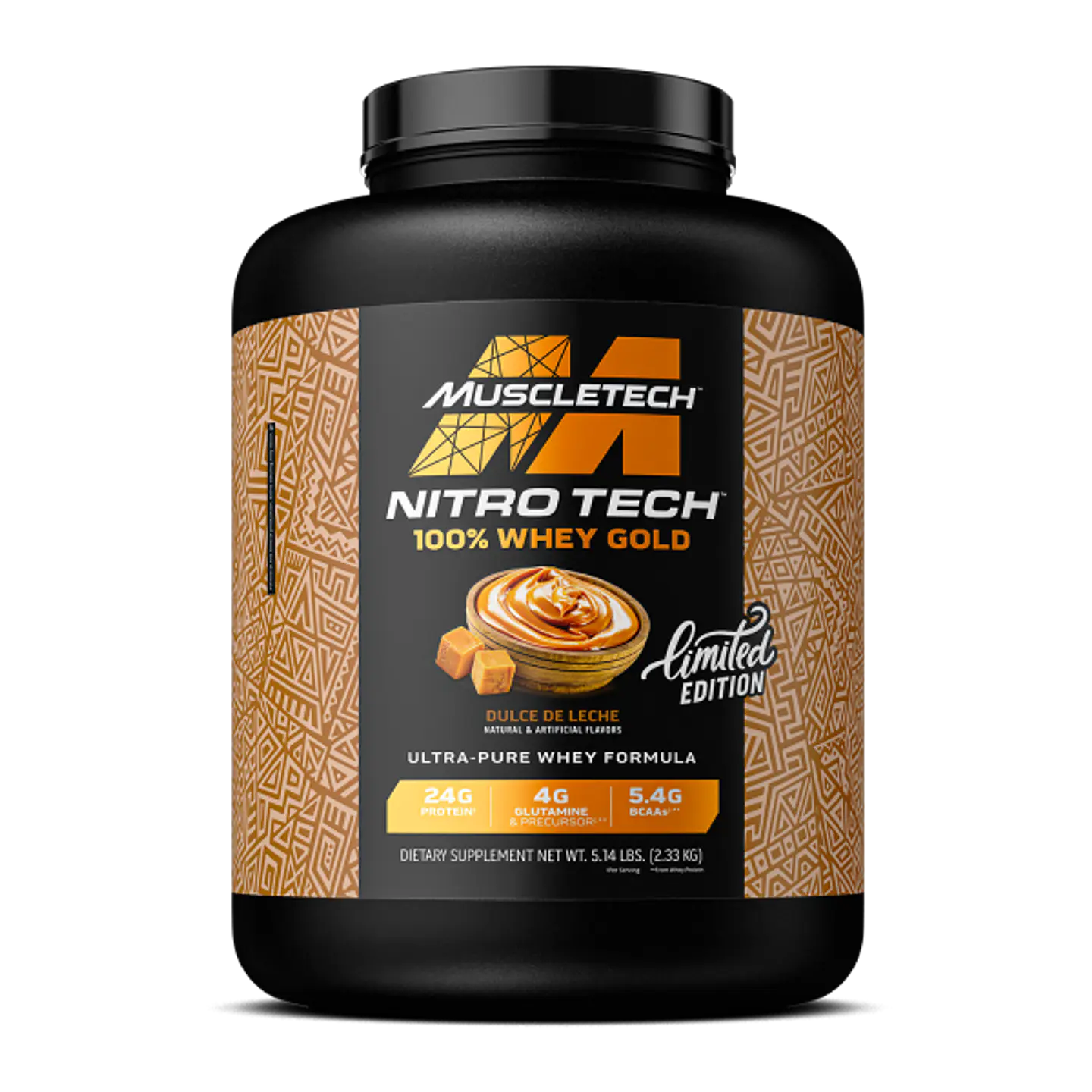 Muscletech NitroTech 100% WHEY GOLD 5 Lb Edición Limitada Dulce de Leche 1