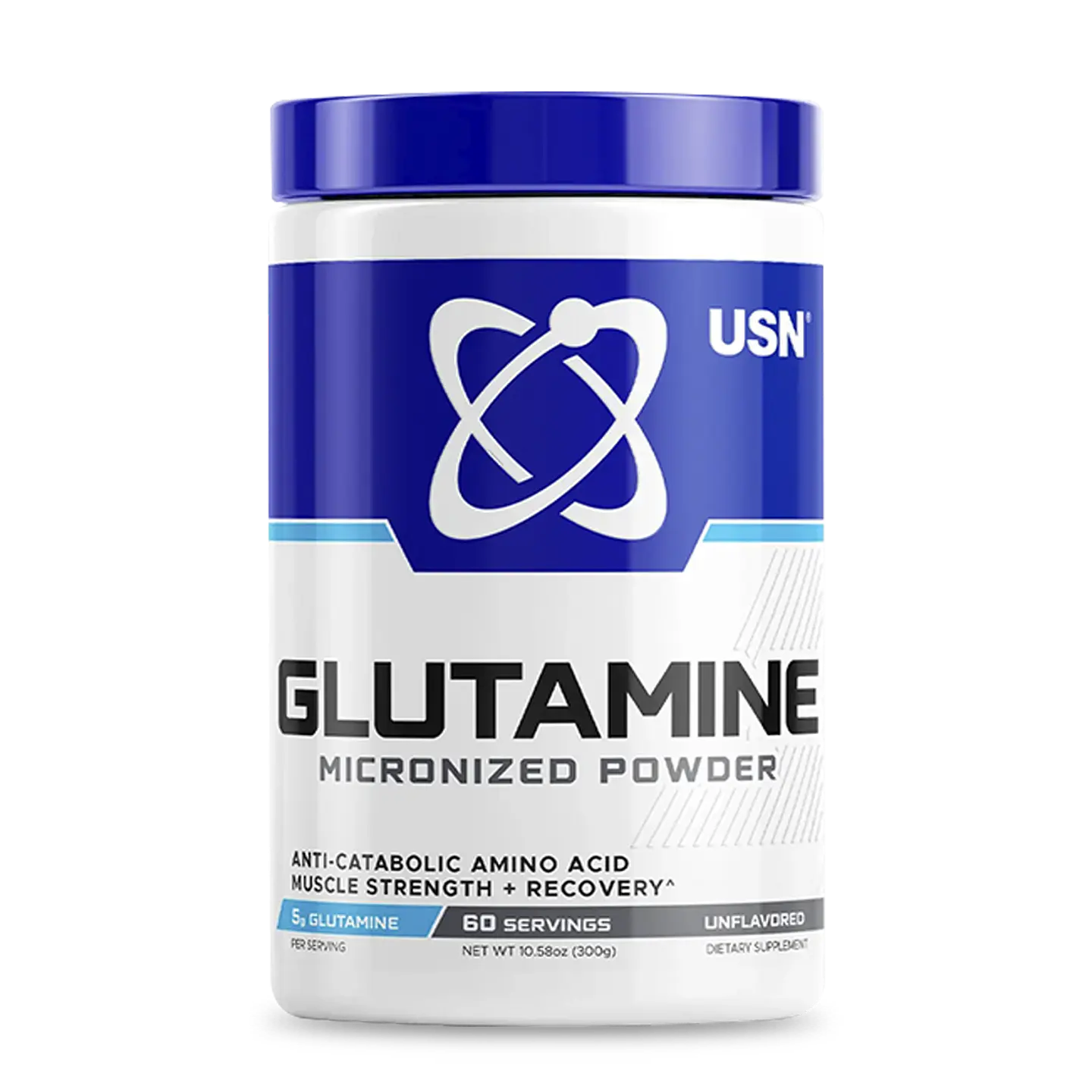 Glutamina USN Micronized Powder 300 grs (60 servicios) 1