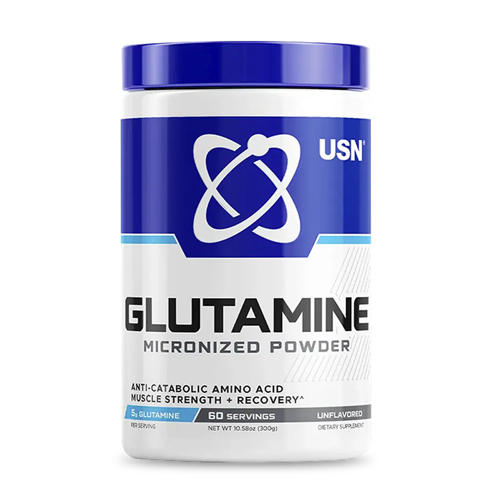 Glutamina USN Micronized Powder 300 grs (60 servicios) 1