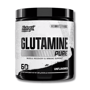 Glutamina Nutrex Pure 300 grs (60 servicios)