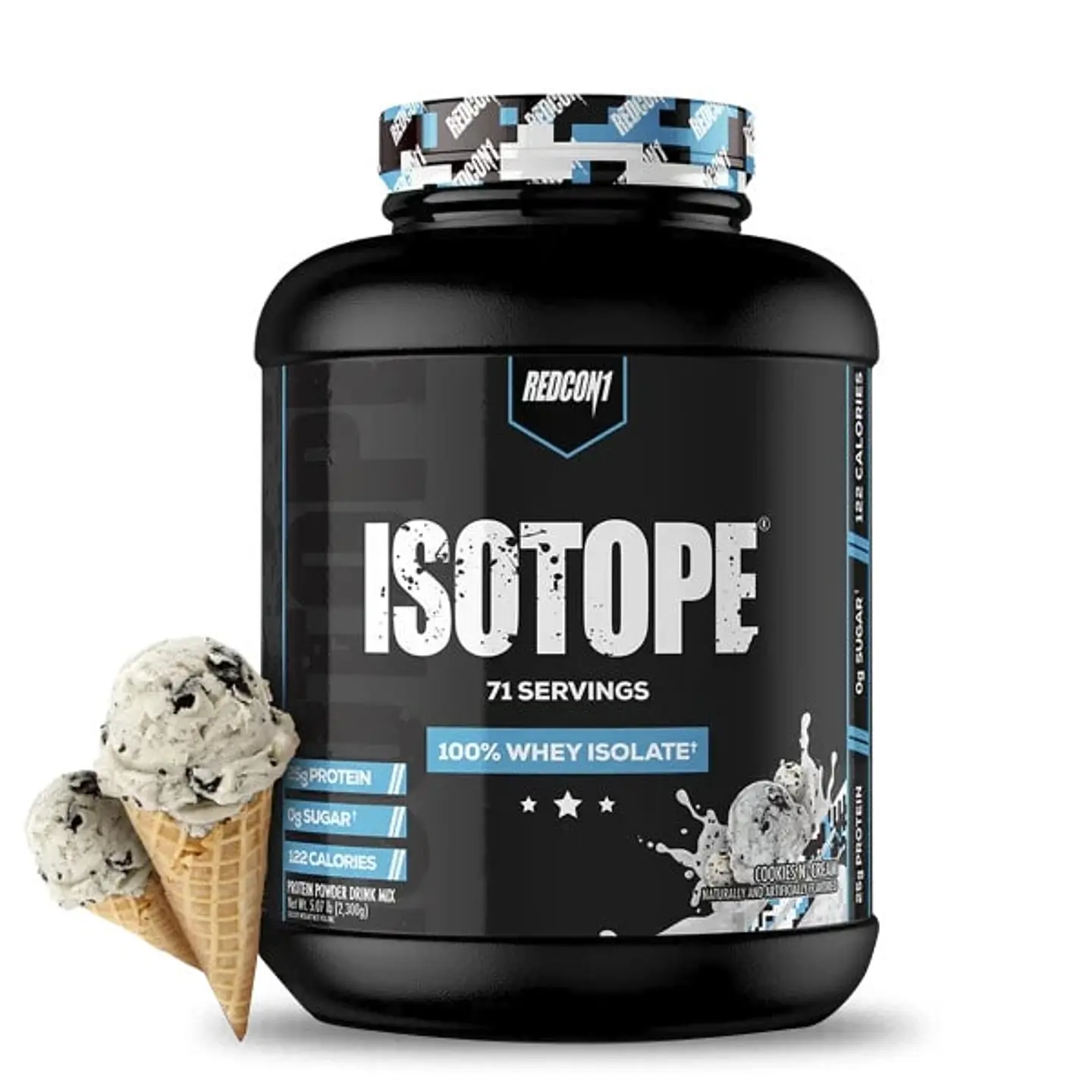 REDCON1 ISOTOPE 100% Whey Isolate 5 lbs (71 servicios) Cookies N’ Cream 1