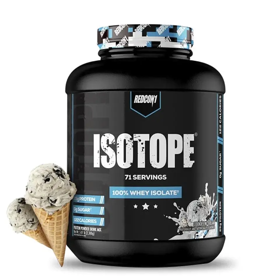 REDCON1 ISOTOPE 100% Whey Isolate 5 lbs (71 servicios) Cookies N’ Cream 1