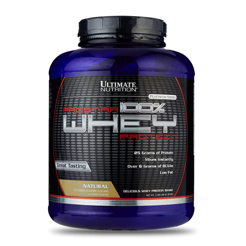 Ultimate Nutrition Prostar 100% Whey 5.28 Lb Natural Sin sabor 1