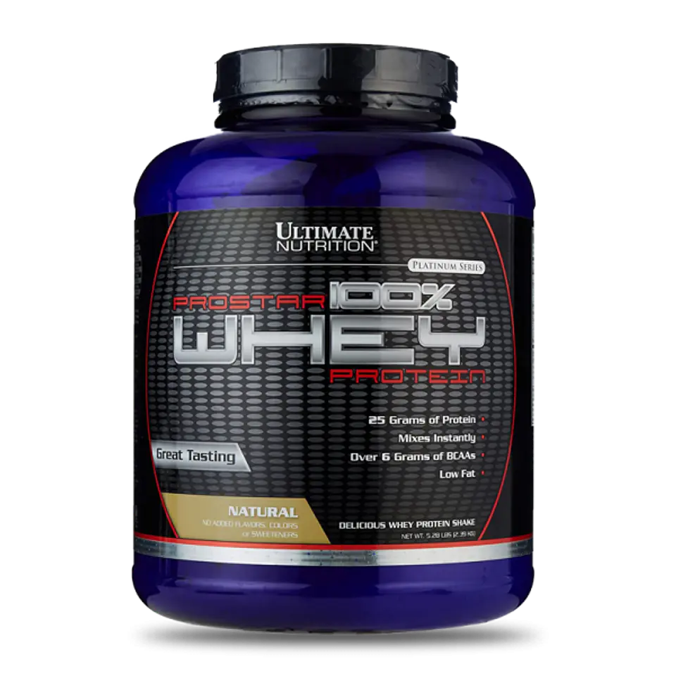 Ultimate Nutrition Prostar 100% Whey 5.28 Lb Natural Sin sabor 1