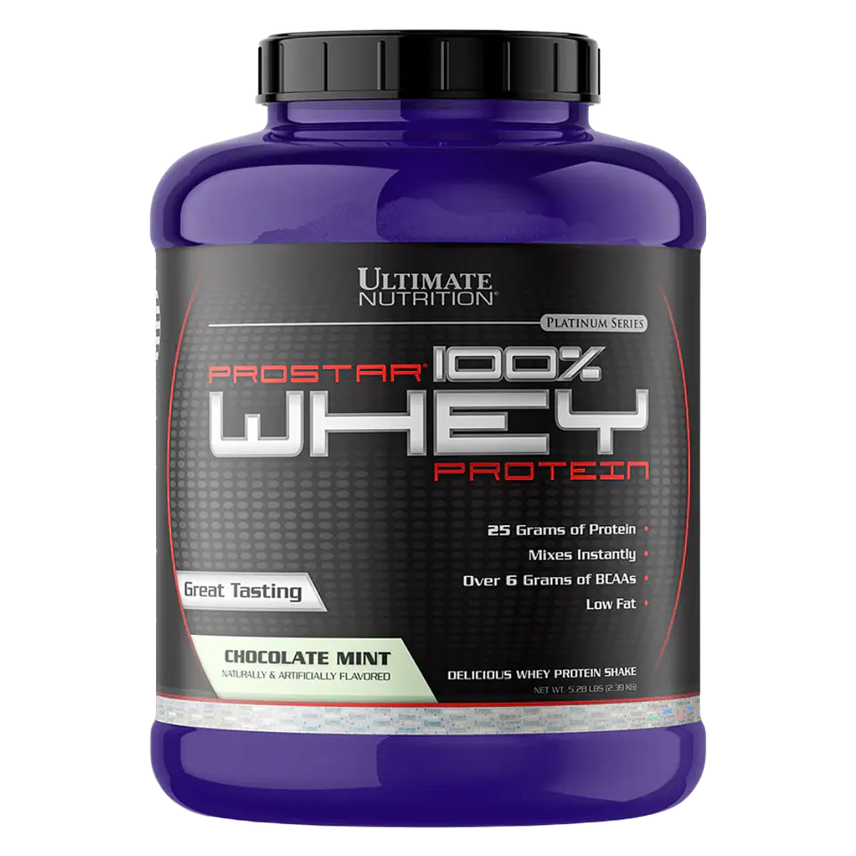 Ultimate Nutrition Prostar 100% Whey 5.28 Lb Chocolate Menta 1