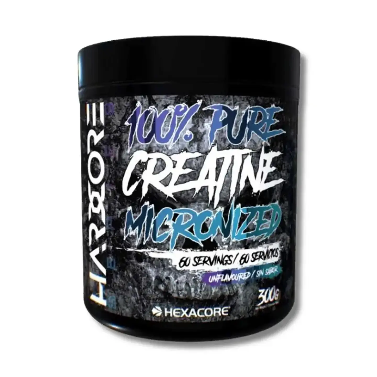 Hexacore 100% Creatina Micronizada Monohidratada 300g (60 servicios) 1