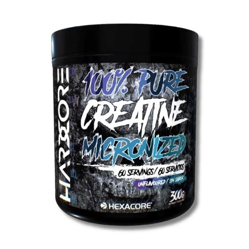 Hexacore 100% Creatina Micronizada Monohidratada 300g (60 servicios) 1