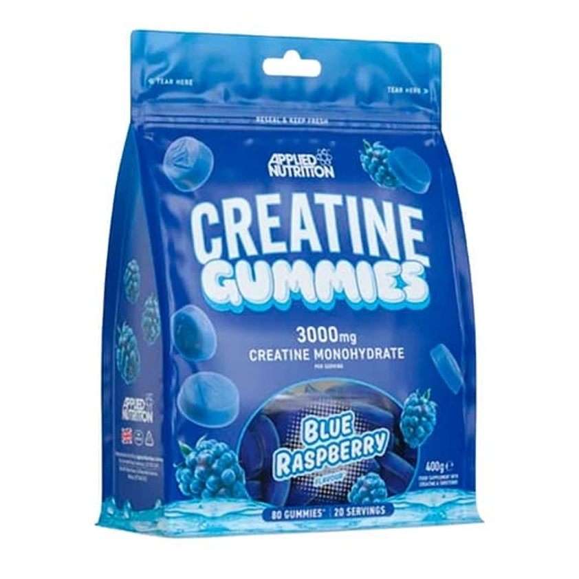 Applied Nutrition Creatina Gummies Blue Raspberry 400GR (20 Servicios) 1