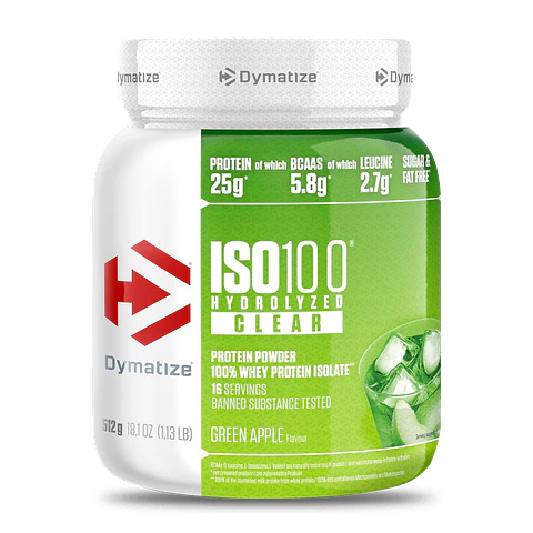 Dymatize ISO 100 Clear 1.13 lb (16 servicio) GREEN APPLE