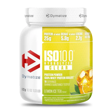 Dymatize ISO 100 Clear 1.13 lb (16 servicio) LEMON ICE TEA