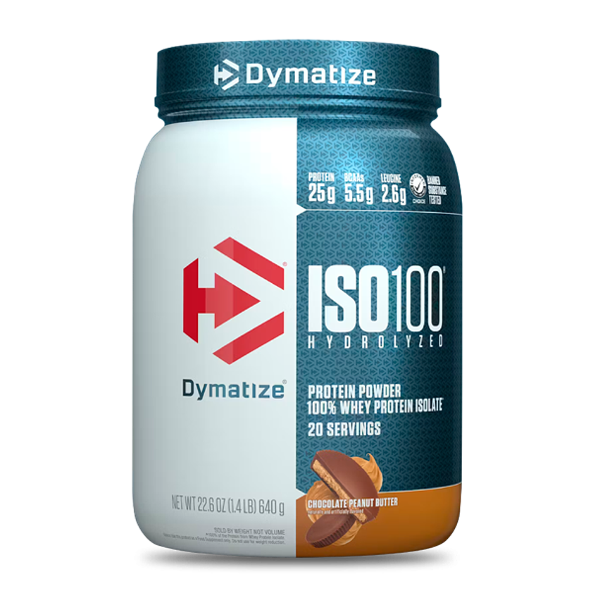 Dymatize ISO 100 1.4 LB Chocolate Peanut Butter (20 servicios) 1