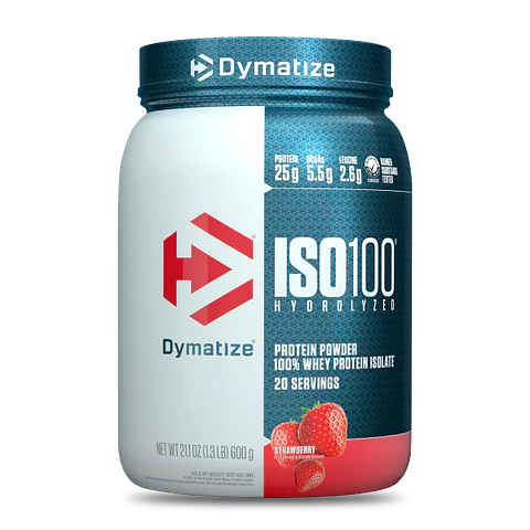 ISO 100 Dymatize 1.4 LB Strawberry (20 servicios)