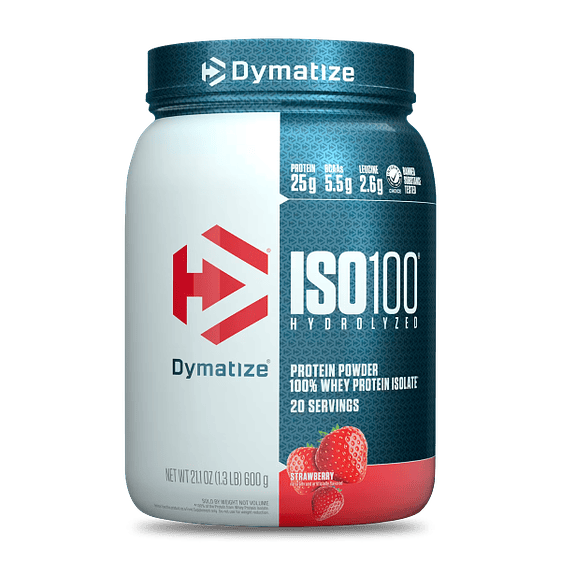 Dymatize ISO 100 1.4 LB Strawberry (20 servicios) 1