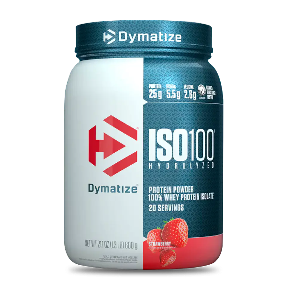 ISO 100 Dymatize 1.4 LB Strawberry (20 servicios) 1