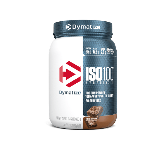 Dymatize ISO 100 1.4 LB Fudge Brownie (20 servicios) 1