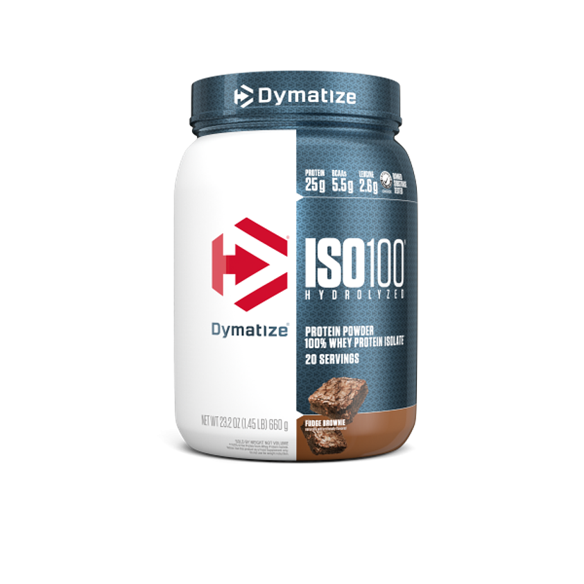 Dymatize ISO 100 1.4 LB Fudge Brownie (20 servicios) 1