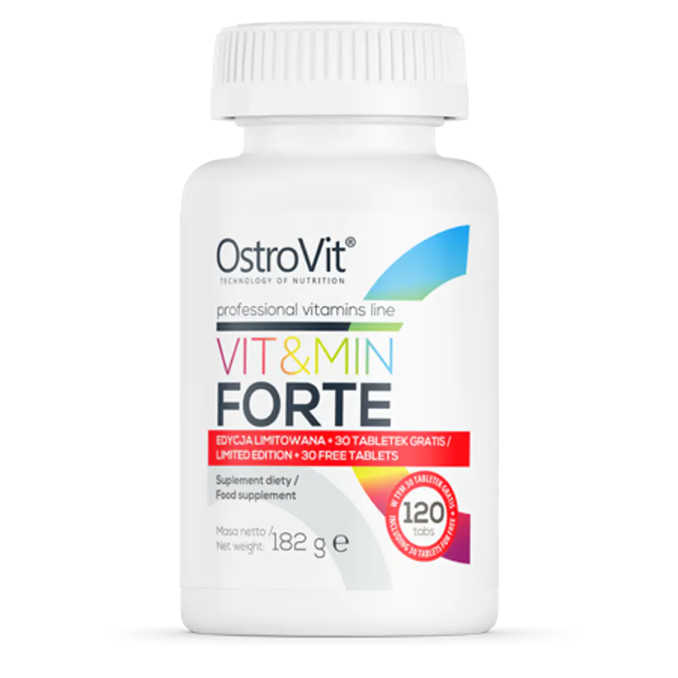 Ostrovit Multivitaminico Vit&Min Forte 120 Tabs (60 servicios) 1