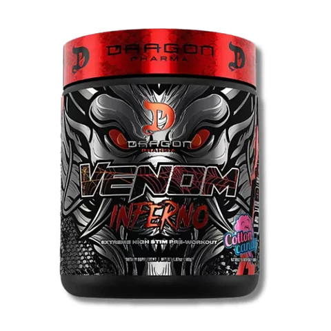 Pre entreno VENOM INFERNO Extreme Pre Workout Cotton Candy (40 servicios)