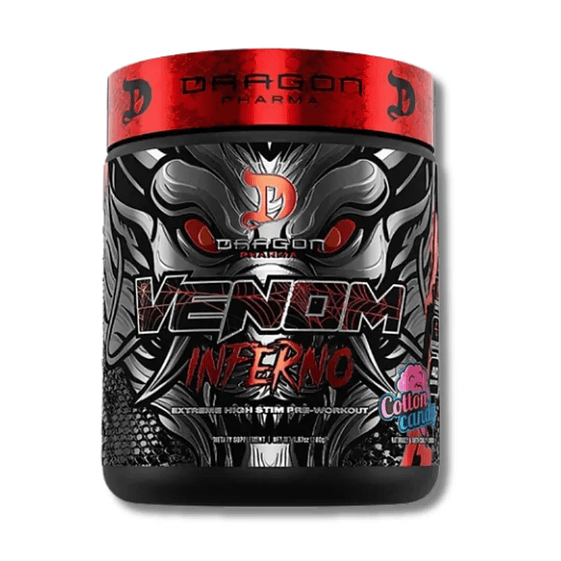 Pre entreno VENOM INFERNO Extreme Pre Workout Cotton Candy (40 servicios) 1