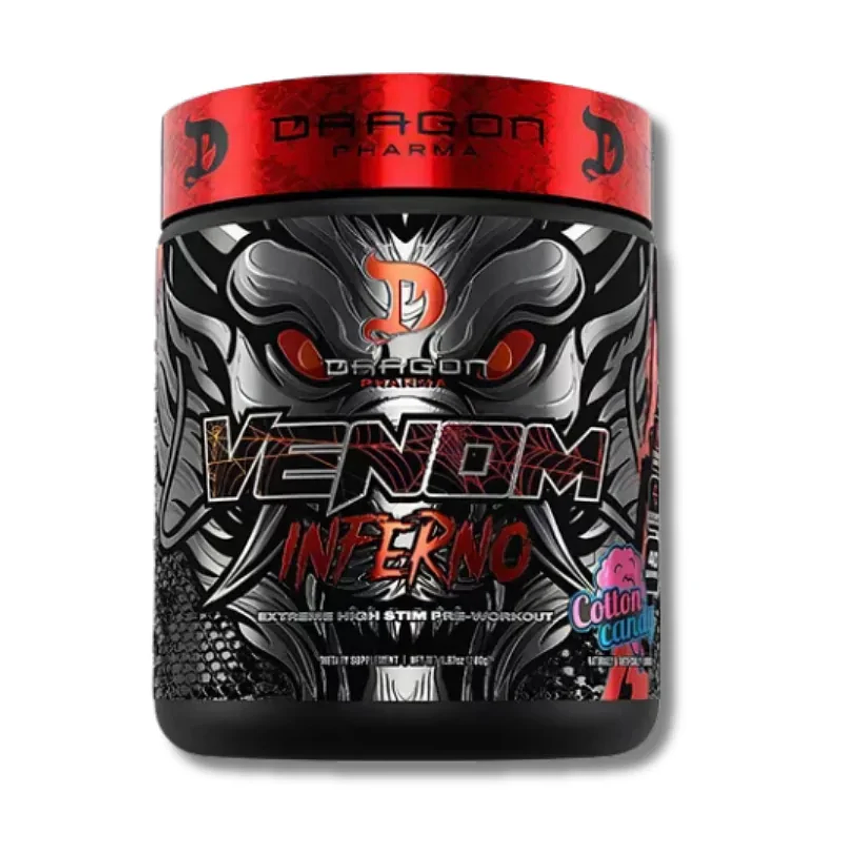 Pre entreno VENOM INFERNO Extreme Pre Workout Cotton Candy (40 servicios) 1