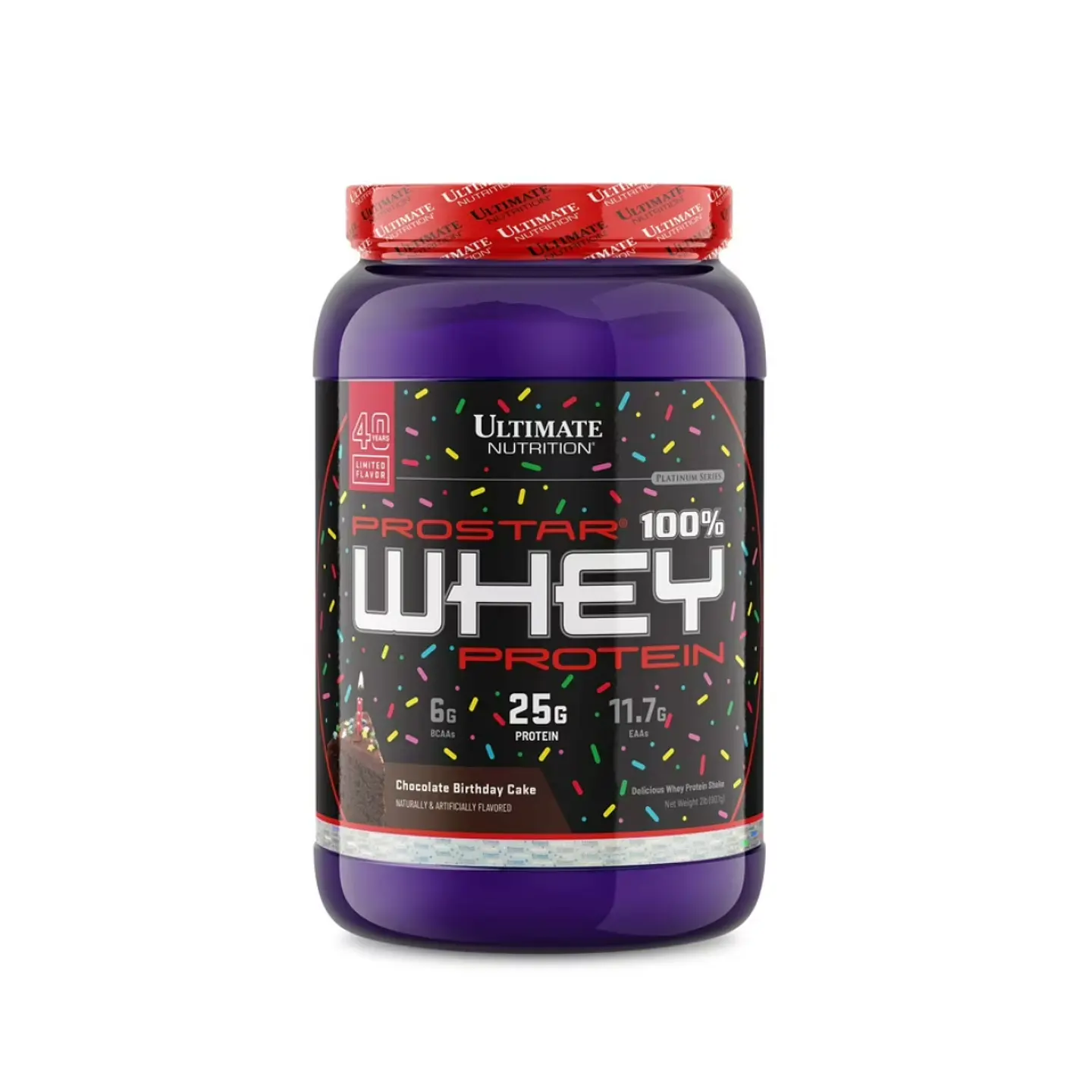 Ultimate Nutrition Proteína Prostar 2LB Chocolate Birthday Cake 1