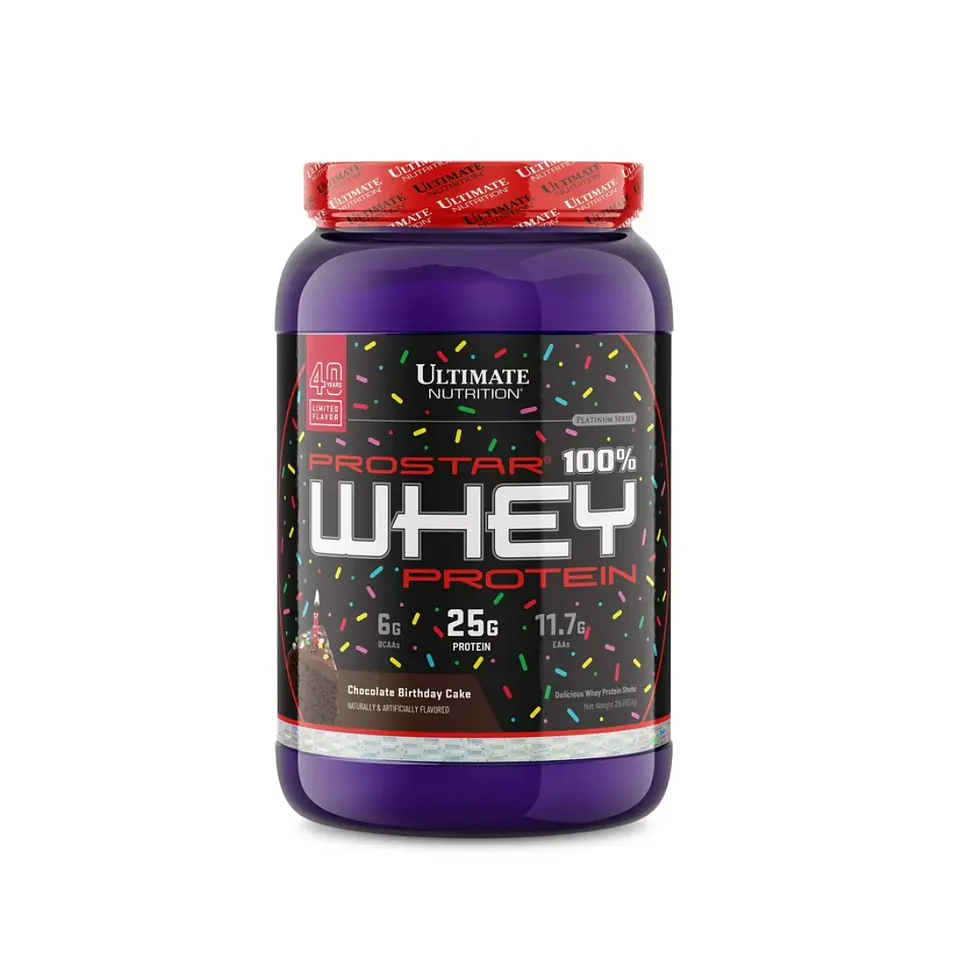 Ultimate Nutrition Proteína Prostar 2LB Chocolate Birthday Cake 1