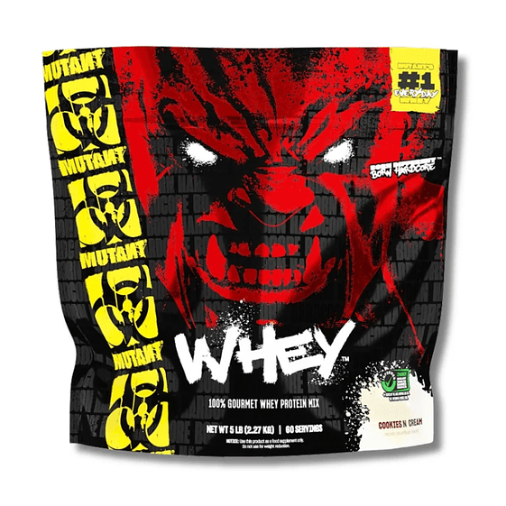 Whey MUTANT Gourmet Protein MIX Cookies N Cream 5lbs (60 servicios) 1