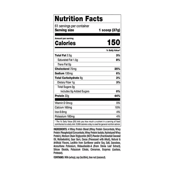 Whey MUTANT Gourmet Protein MIX Cookies N Cream 5lbs (60 servicios) 2