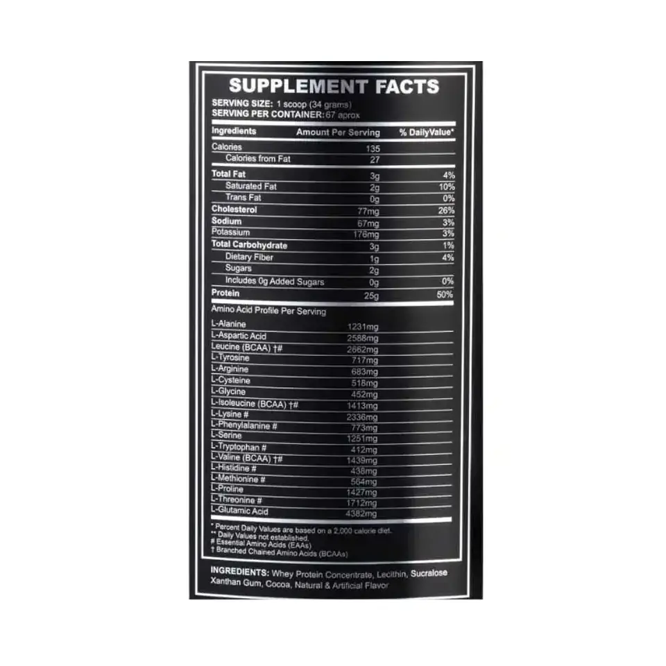 Proteína KIFFER Whey PERFORMANCE 100% Whey Protein Banana 5 lbs (67 servicios) 2