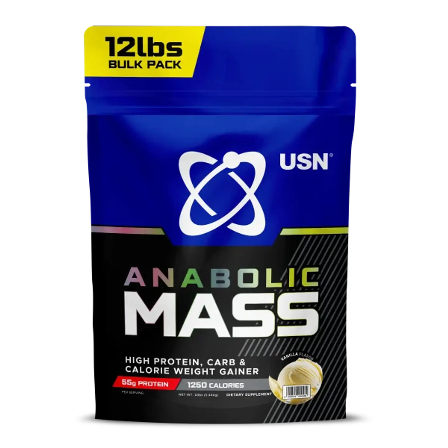 USN ANABOLIC MASS Wheight Gainer 12 lbs Vainilla  1