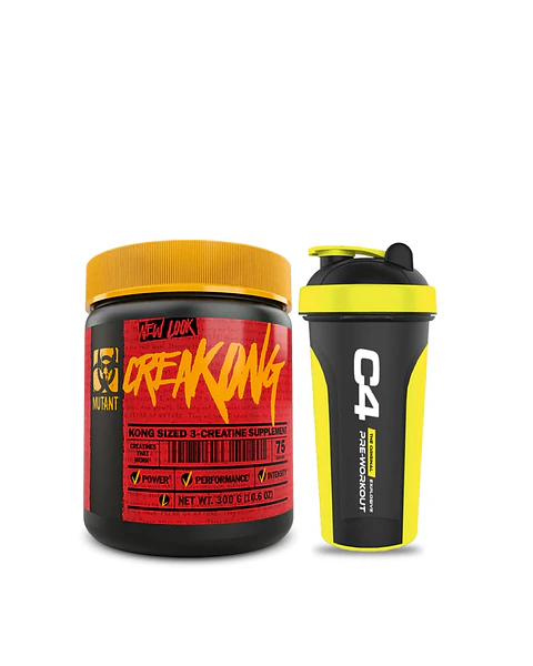  Creatina  Mutant 300 G Sin Sabor + Cellucor C4 Shaker (700 ml)