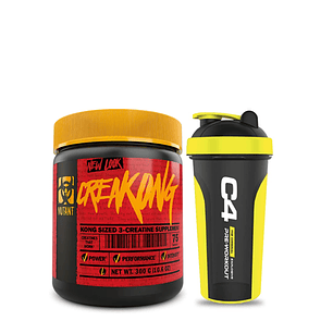  Creatina  Mutant 300 G Sin Sabor + Cellucor C4 Shaker (700 ml)
