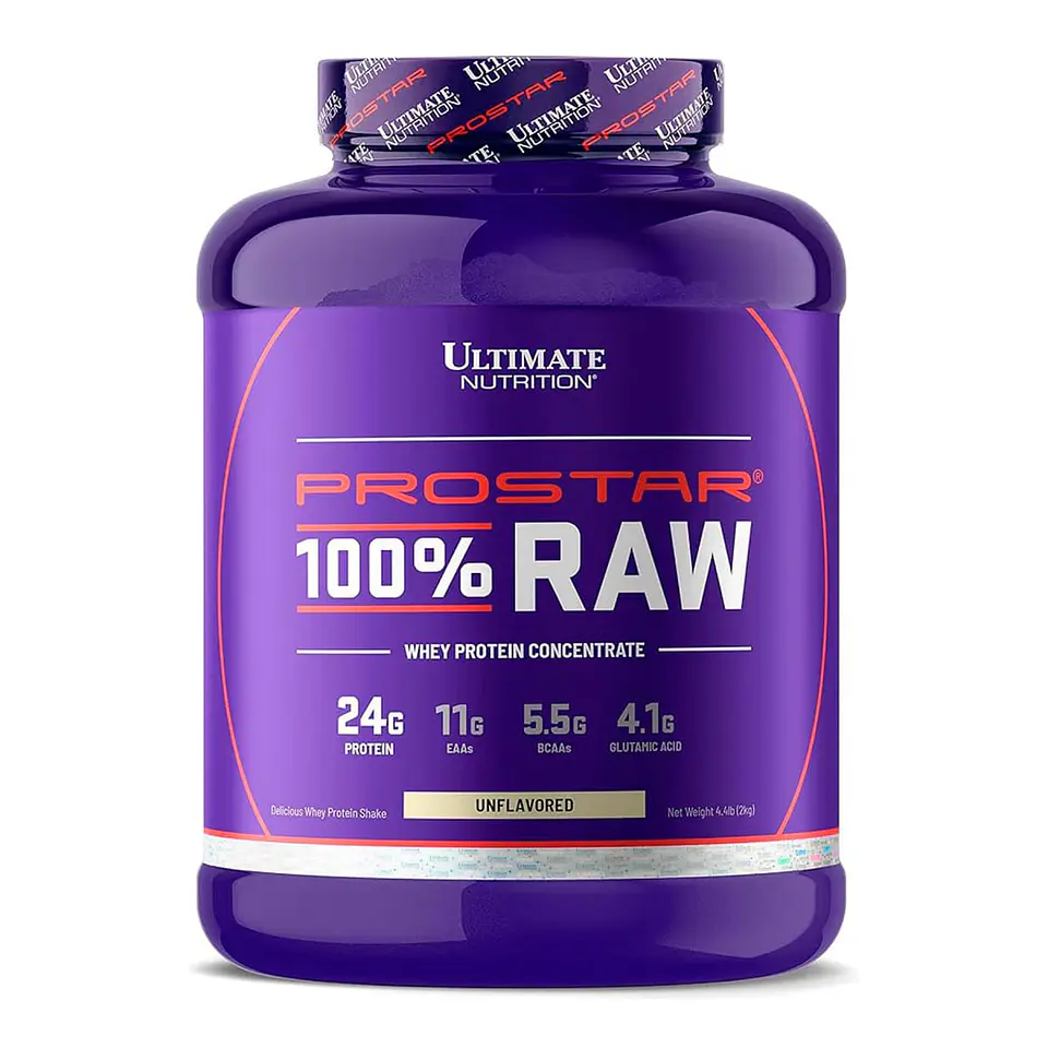 Ultimate Nutrition Prostar 100% RAW 4.4 Lb Natural Sin sabor 1