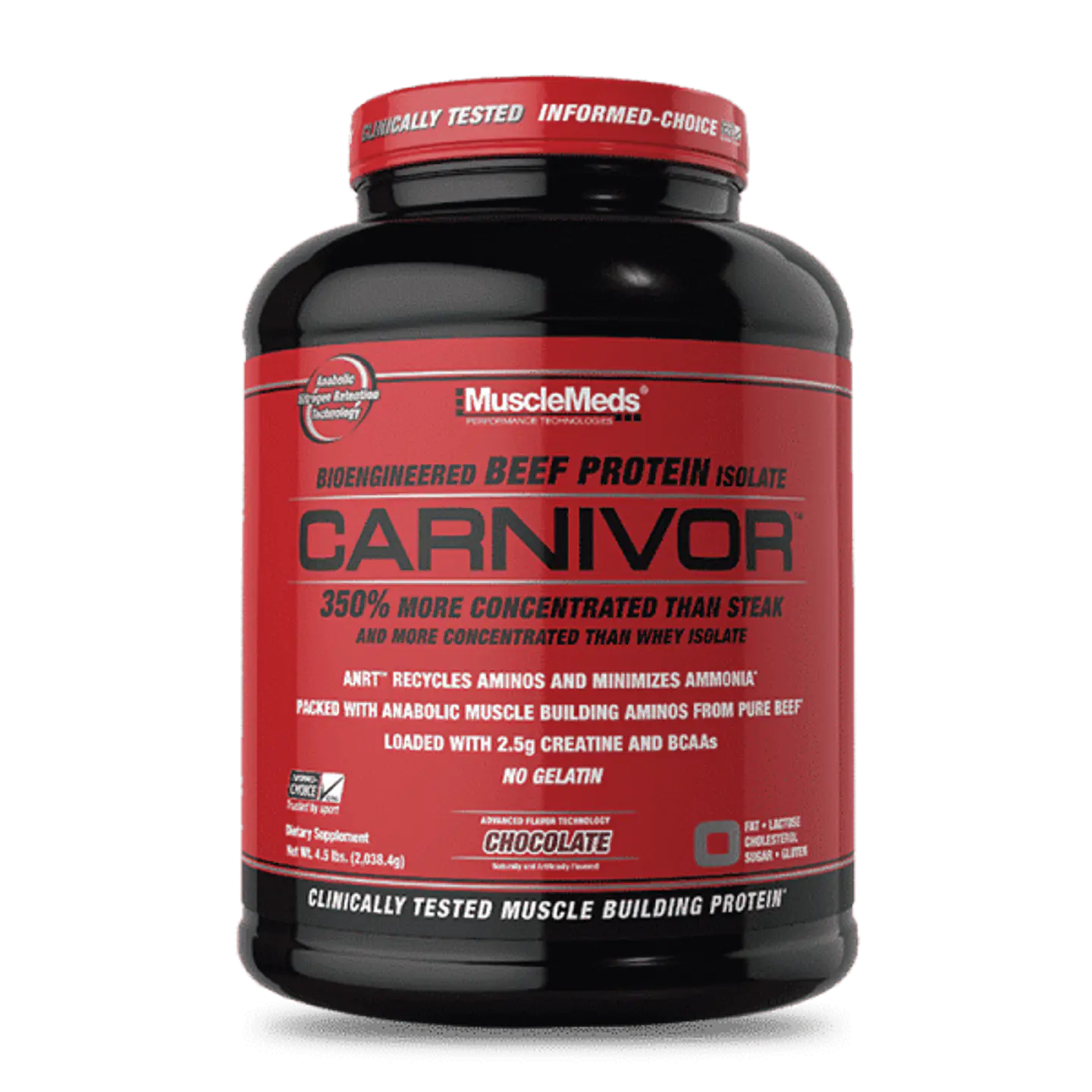 Musclemeds Proteina Carnivor 4 Lb Chocolate (56 servicios) 1