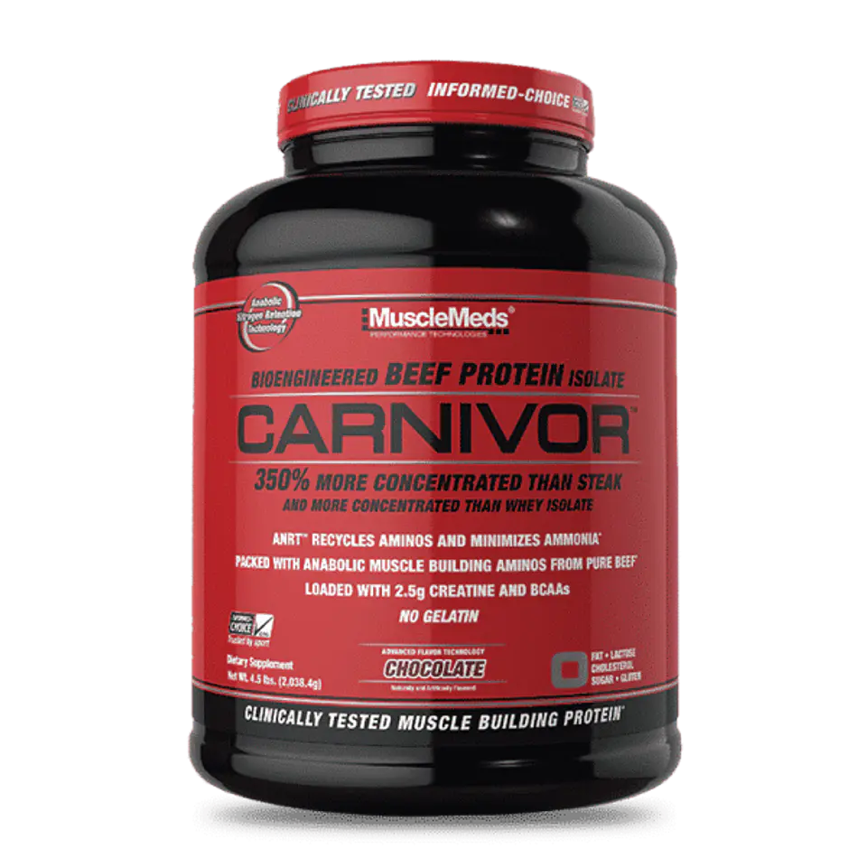 Musclemeds Proteina Carnivor 4 Lb Chocolate (56 servicios) 1