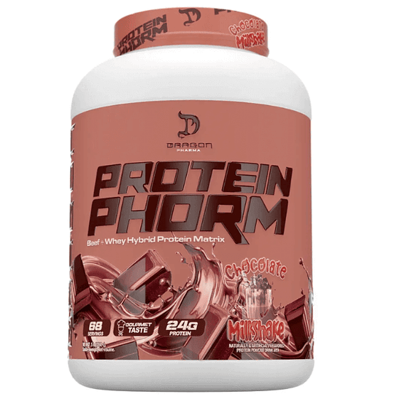 Dragon Pharma Protein PHORM Beef + Whey Hybrid Protein Matrix 5 lbs (74 servicios) Chocolate Milkshake 1