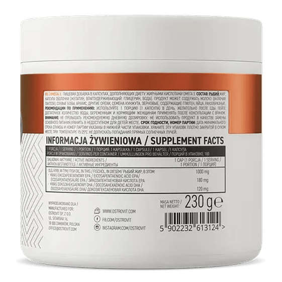 Ostrovit Omega 3 180 Caps 3