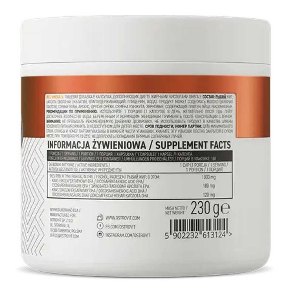 Ostrovit Omega 3 180 Caps 3