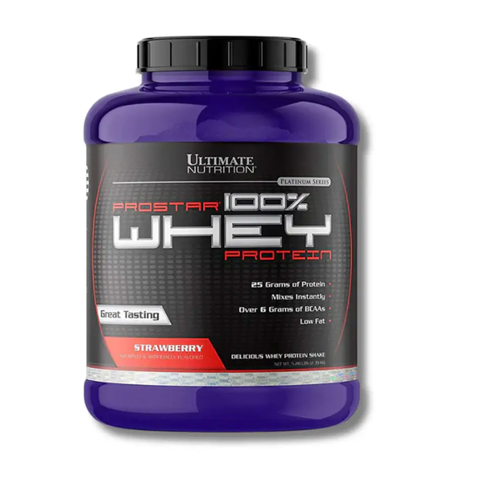 Ultimate Proteina Prostar 100% Whey 5.28 Lb Raspberry 1