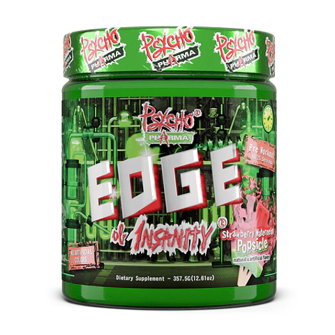Pre Entreno PSYCHO PHARMA EDGE OF INSANITY - Strawberry watermelon popsicle
