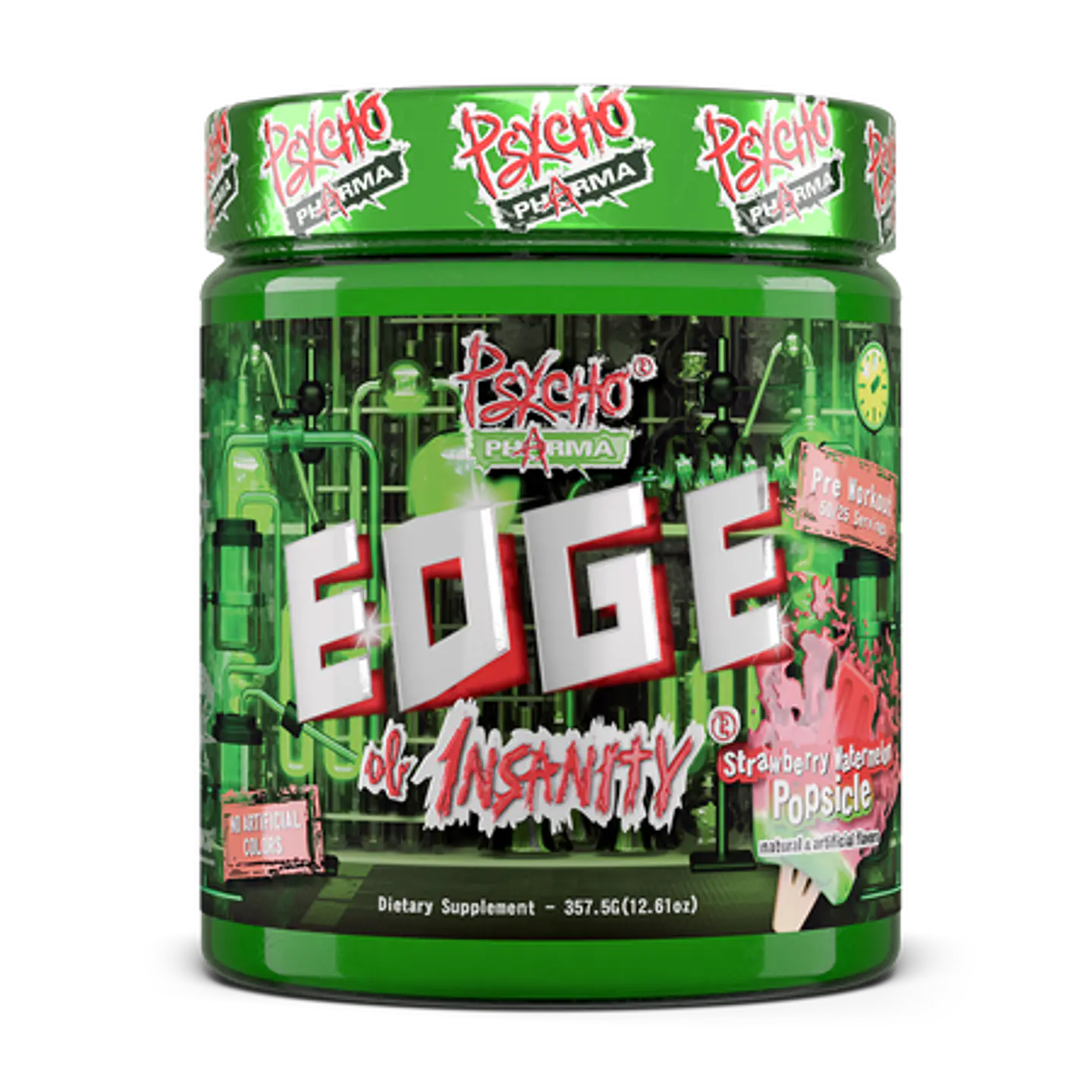 Pre Entreno PSYCHO PHARMA EDGE OF INSANITY - Strawberry watermelon popsicle 1