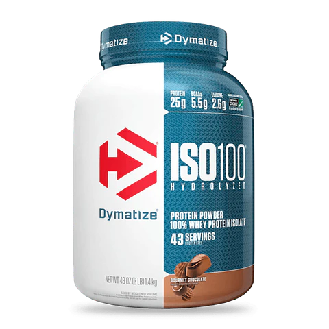 ISO 100 Dymatize 3 Lb Gourmet Chocolate (42 servicios)